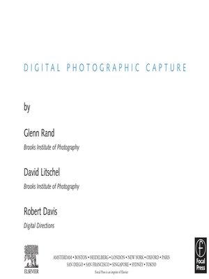 cover image of Digital Photographic Capture